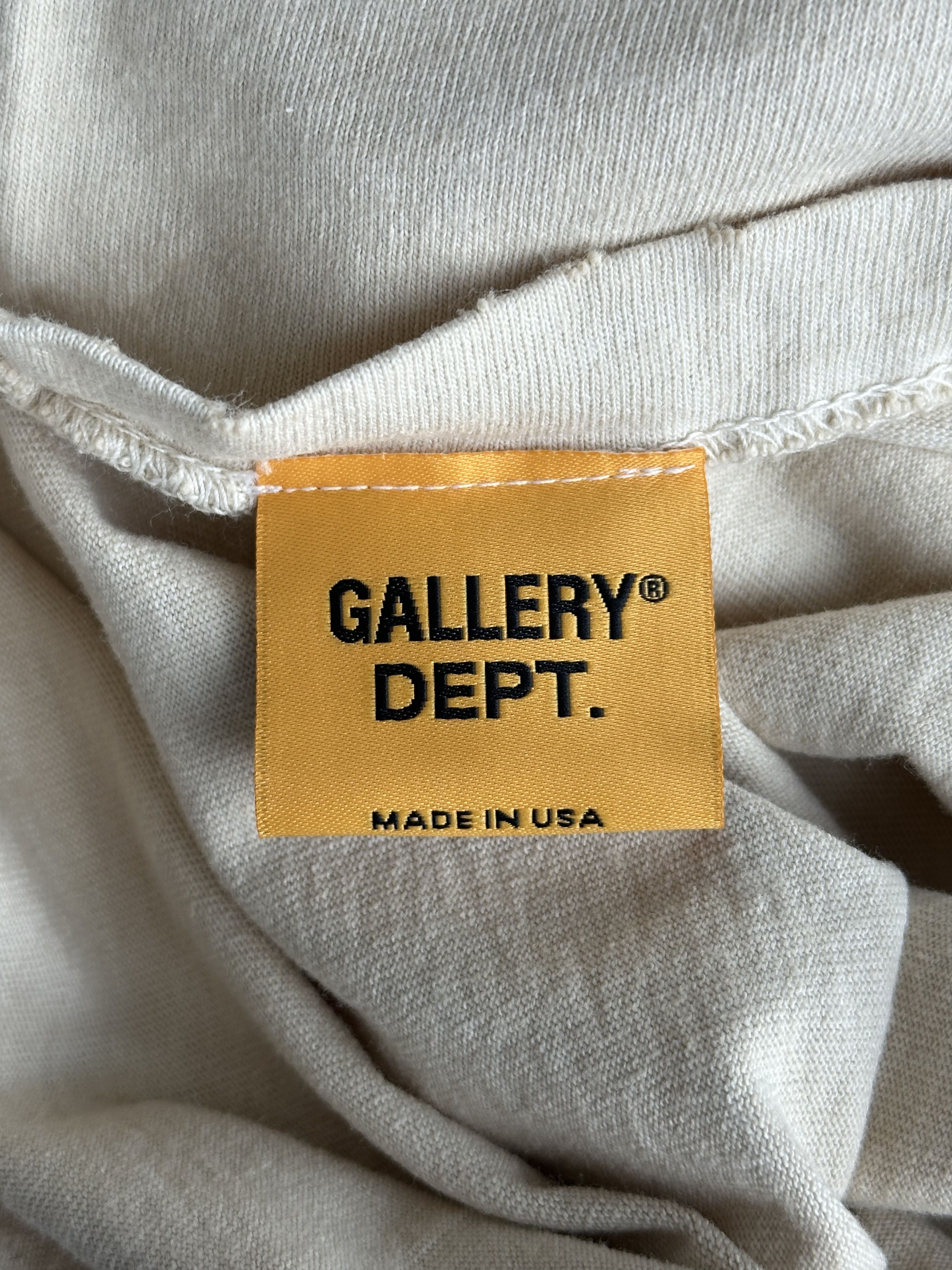 Gallery Dept. Gallery Dept Antique White & Black Boring Logo T-Shirt Size US M / EU 48-50 / 2 - 4 Thumbnail