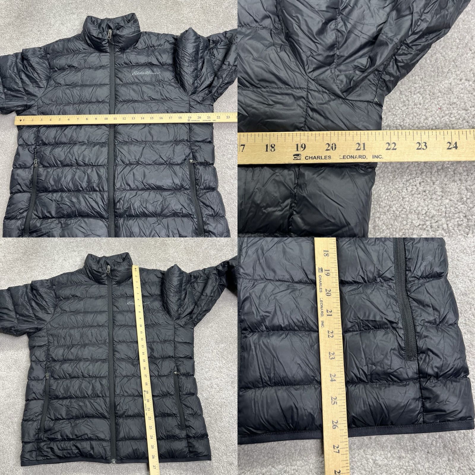 Eddie Bauer Eddie Bauer Puffer Jacket Coat Mens Medium Black Lightweight 80% Down Insulated Full Zip Outdoors Long Description: 2020s Size US M / EU 48-50 / 2 - 8 Thumbnail