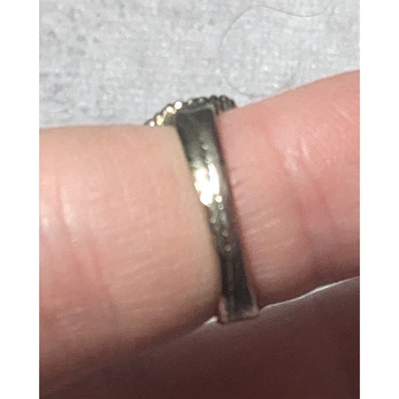 Other Purple Floral And Silver Tone Fashion Ring Size 4 1/2 Size ONE SIZE - 11 Thumbnail