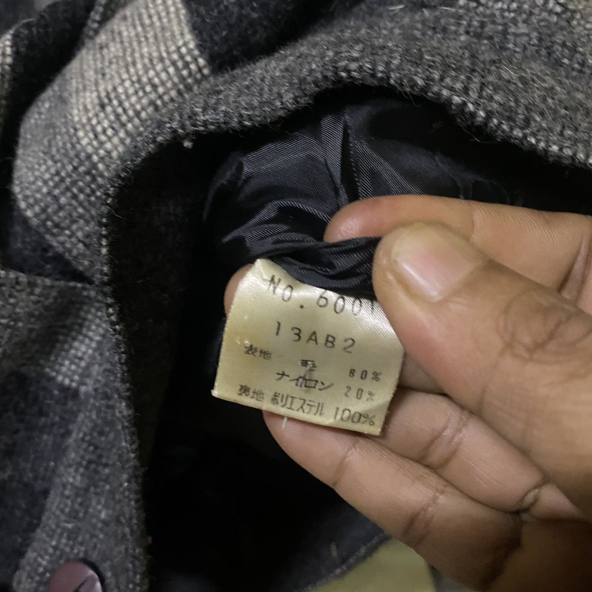 Japanese Brand Luchel nef Tokyo wool zip up jacket striped design Size US L / EU 52-54 / 3 - 5 Thumbnail
