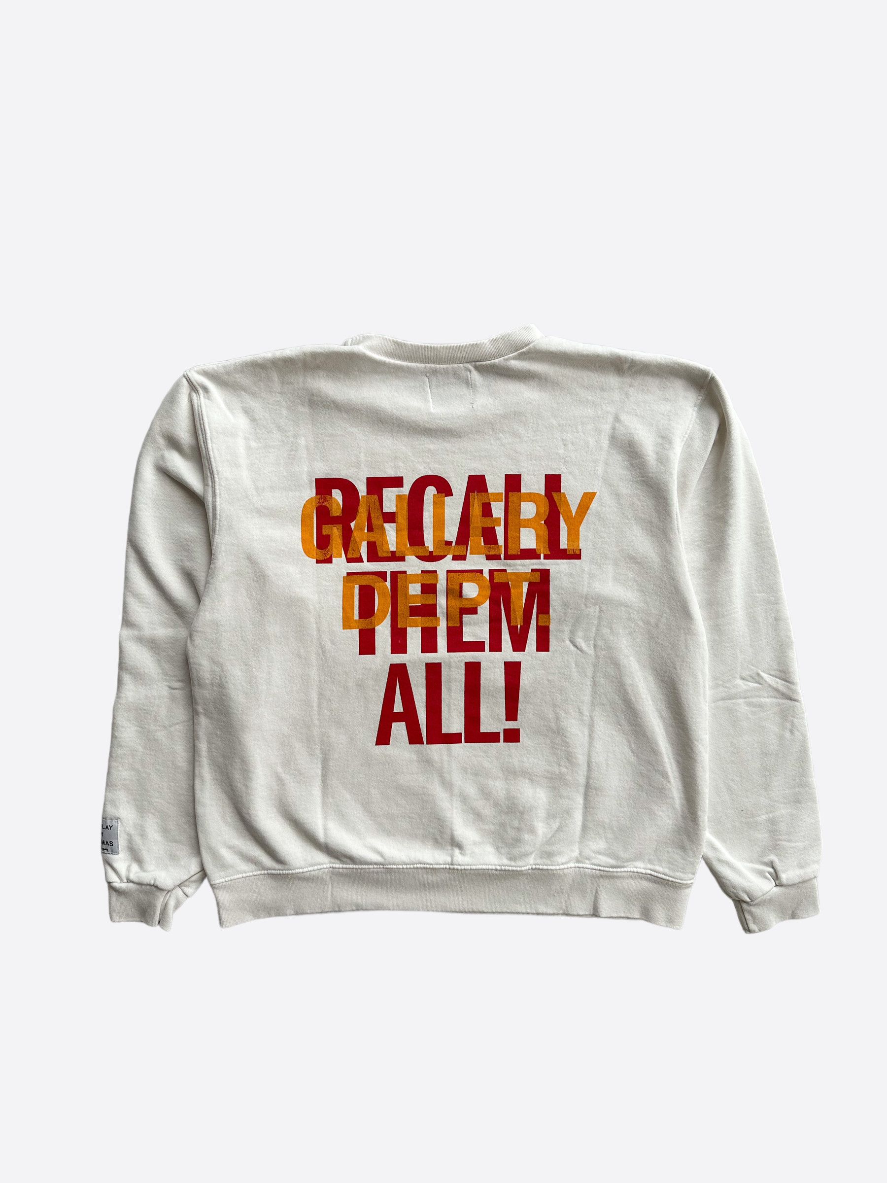 Gallery Dept. Gallery Dept White & Black Big G-Ball Sweater Size US M / EU 48-50 / 2 - 2 Thumbnail