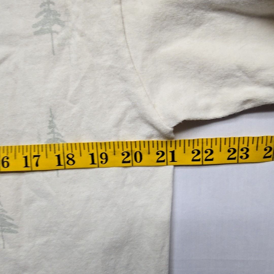 Artisan Outfitters Vintage Artisans Winter Themed L Cream AOP Tree Print Shirt Size US L / EU 52-54 / 3 - 12 Thumbnail