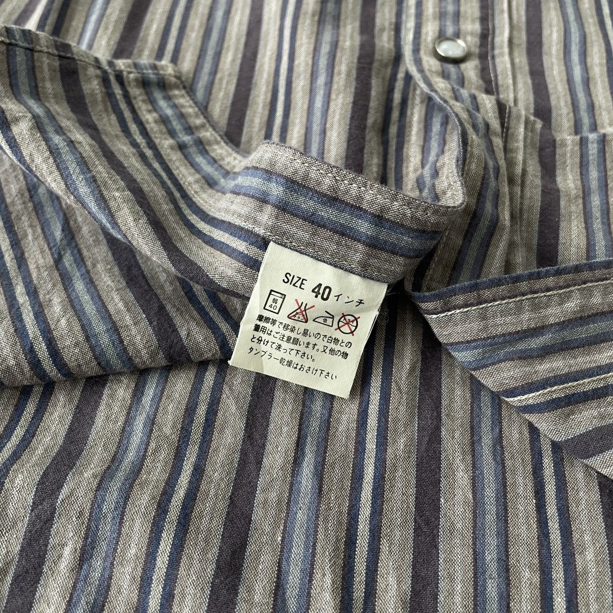 LVC LVC Levis Shorthorn Western Shirt Stripes Big E Japan Size US M / EU 48-50 / 2 - 9 Thumbnail