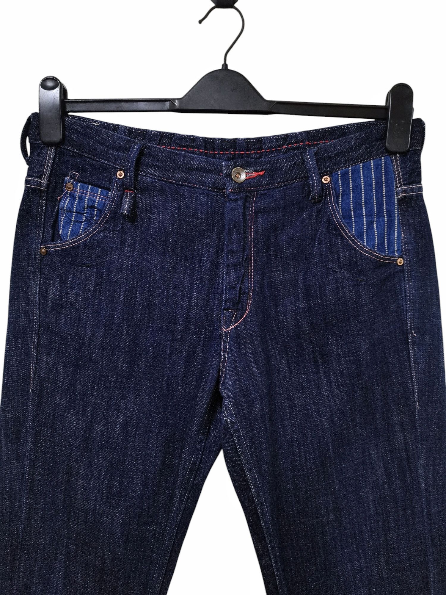 PHENOMENON 🇯🇵Phenomenon🇯🇵Hybrid Wabash Pocket Japan Denim Jeans Size US 32 / EU 48 - 4 Thumbnail