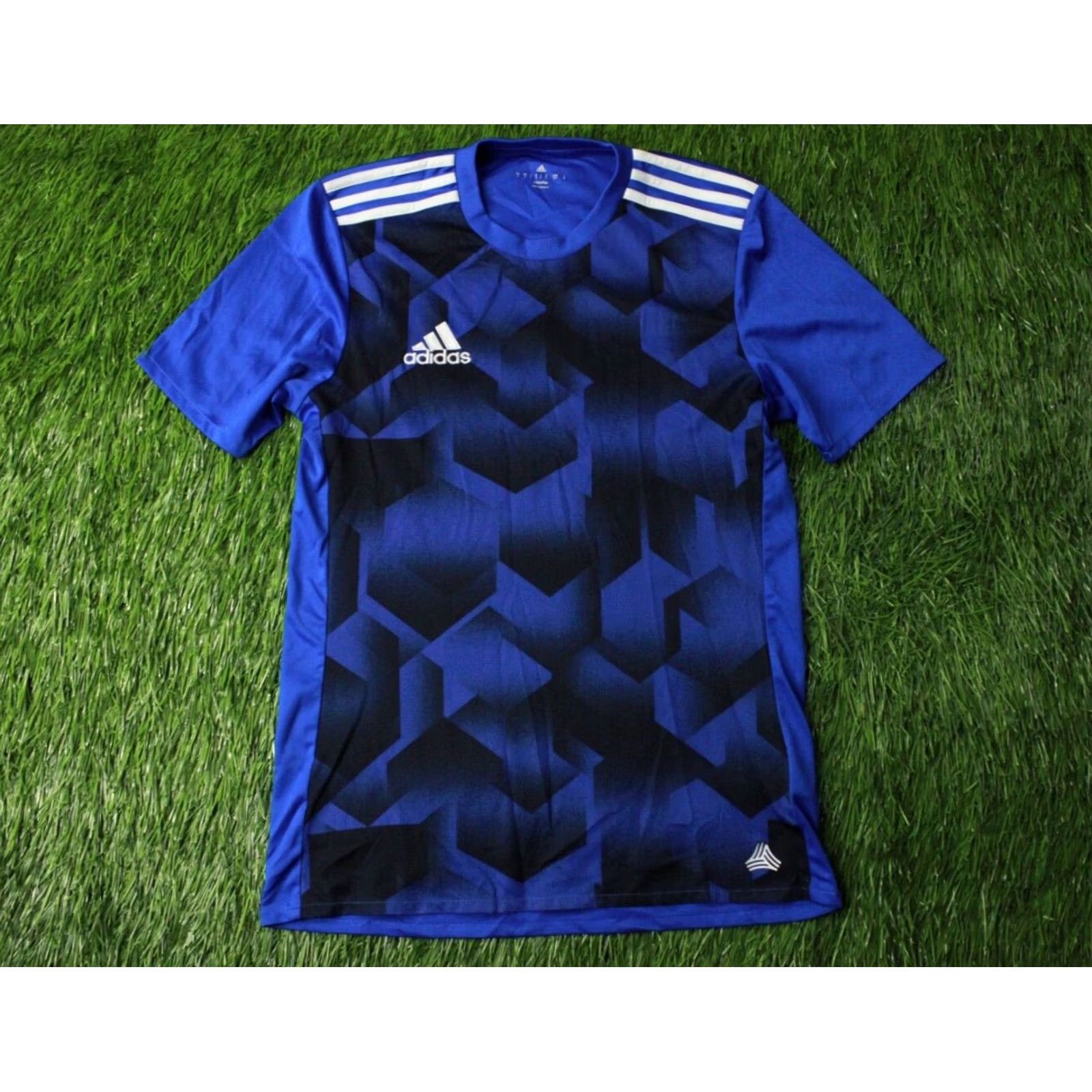 Adidas ADIDAS Tango Performance Original 2017 Football Shirt Jersey S Small Men Short Sleeve Blue Black White 2017 Tango Shirt Mens Size US S / EU 44-46 / 1 - 2 Thumbnail