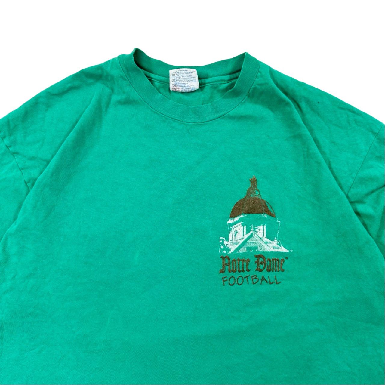 Vintage Vintage 90s Single Stitch Notre Dame Football Graphic Size US XL / EU 56 / 4 - 2 Thumbnail