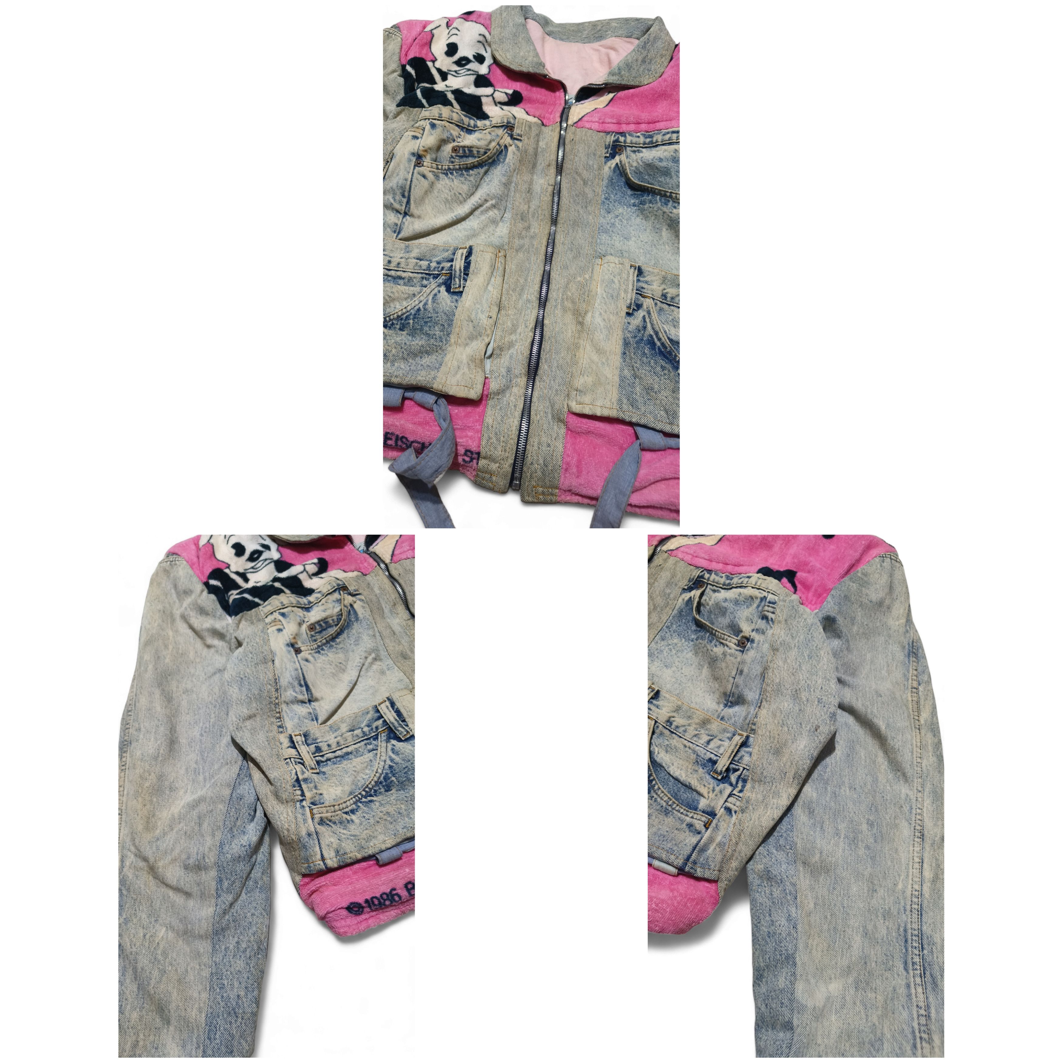 Too Cute Guetta Bros. Vintage Betty Boop TOO CUTE Guetta Bros Denim Jean Jacket Size ONE SIZE - 8 Thumbnail