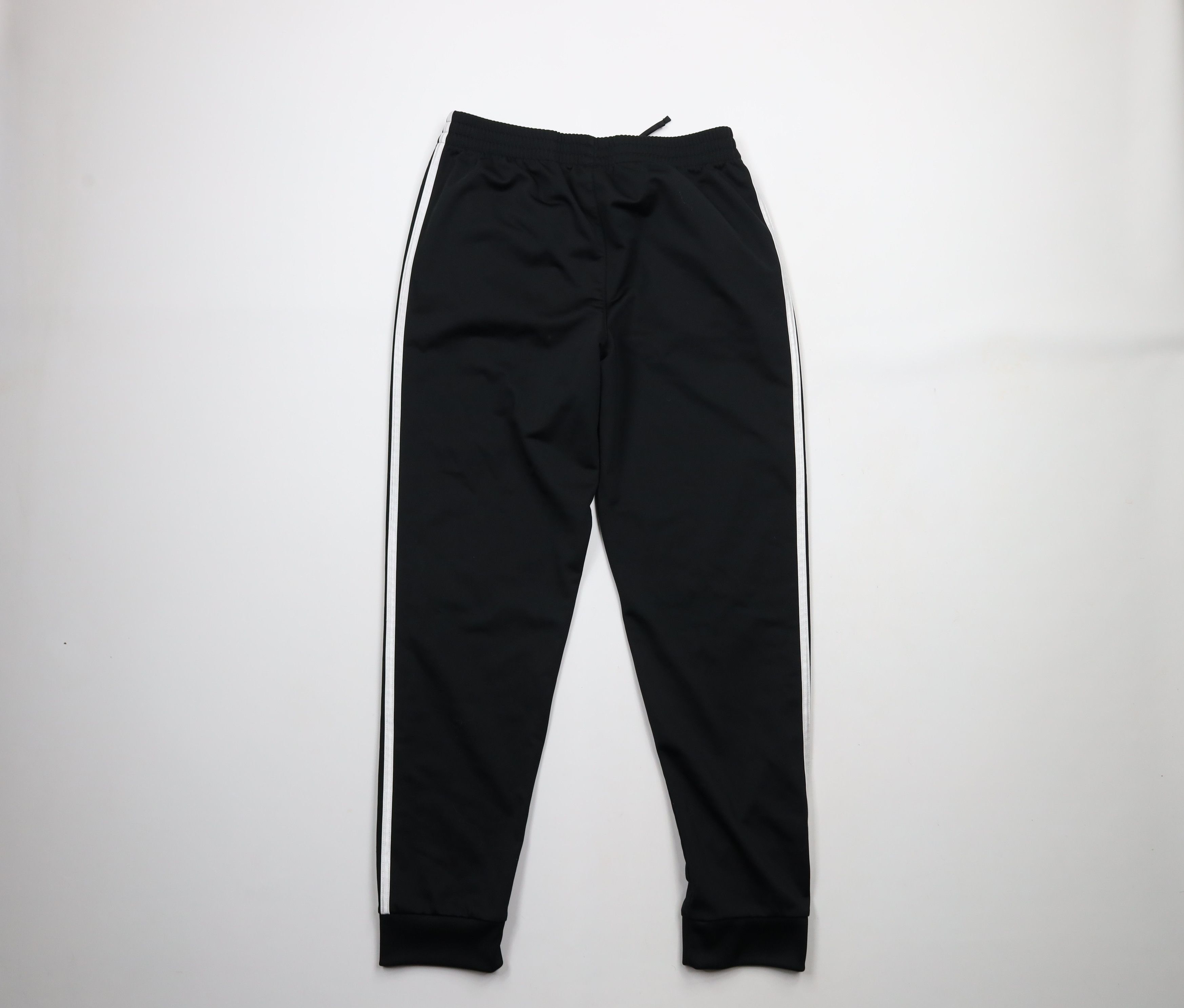 Adidas × Vintage Vintage Adidas Striped Cuffed Sweatpants Joggers Pants Black Size US 32 / EU 48 - 9 Thumbnail