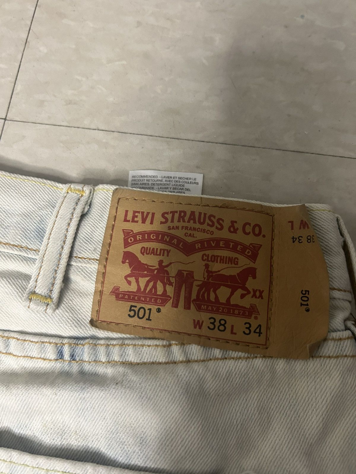 Levi's × Levi's Vintage Clothing × Vintage VINTAGE LEVI 501 JEANS Size US 38 / EU 54 - 1 Thumbnail