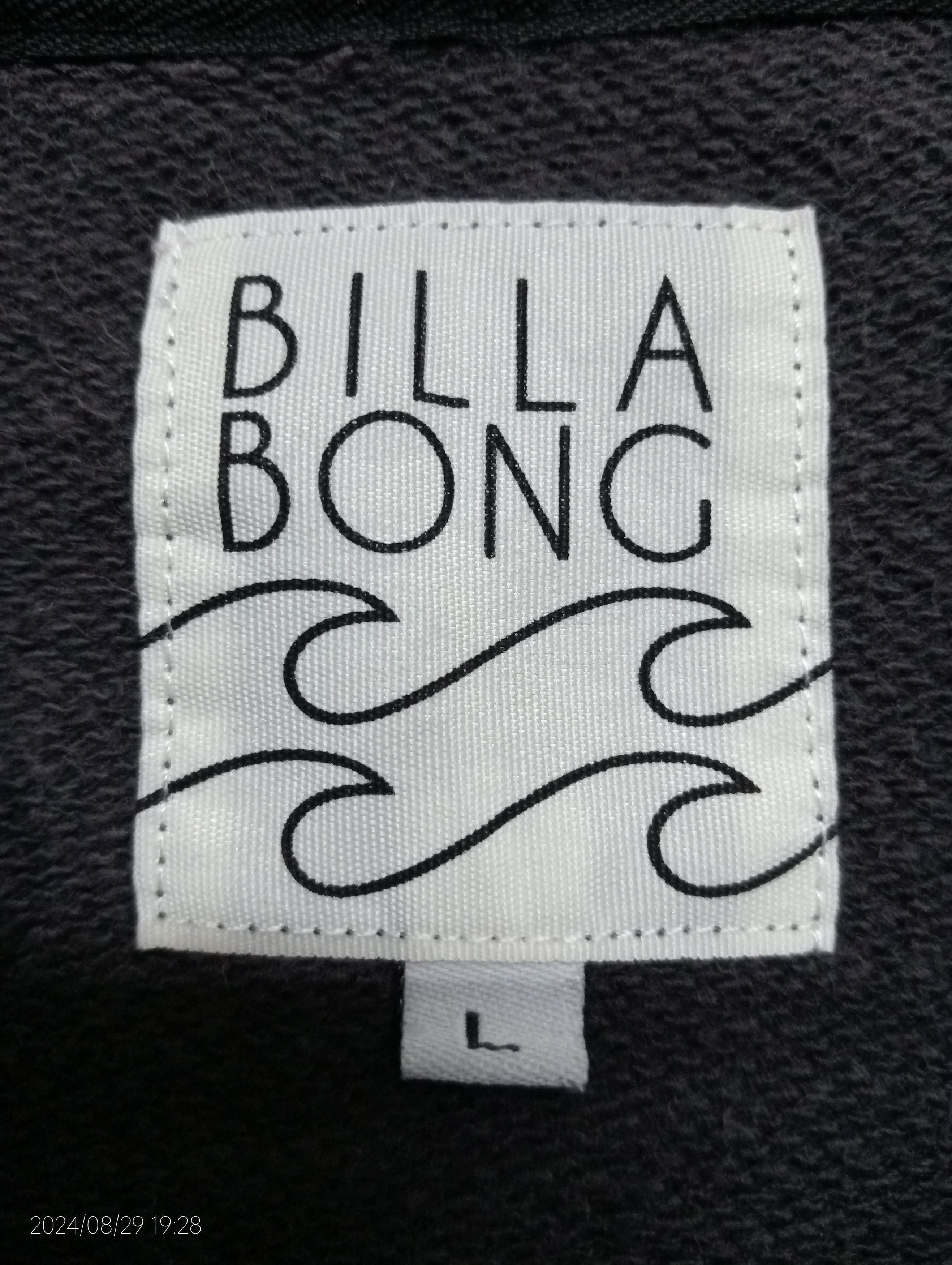 Billabong Vintage Billabong Zipper Pullover Hoodie Very Rare Size US L / EU 52-54 / 3 - 3 Thumbnail