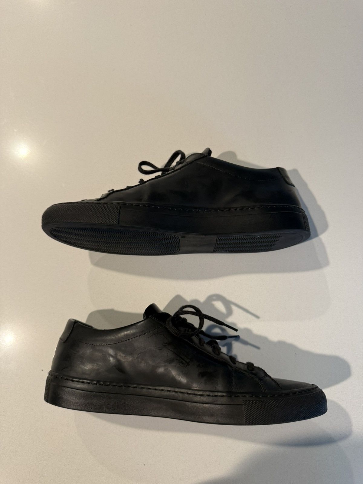 Common Projects Black Leather Common Projects sneakers Size US 7 / EU 40 - 2 Thumbnail