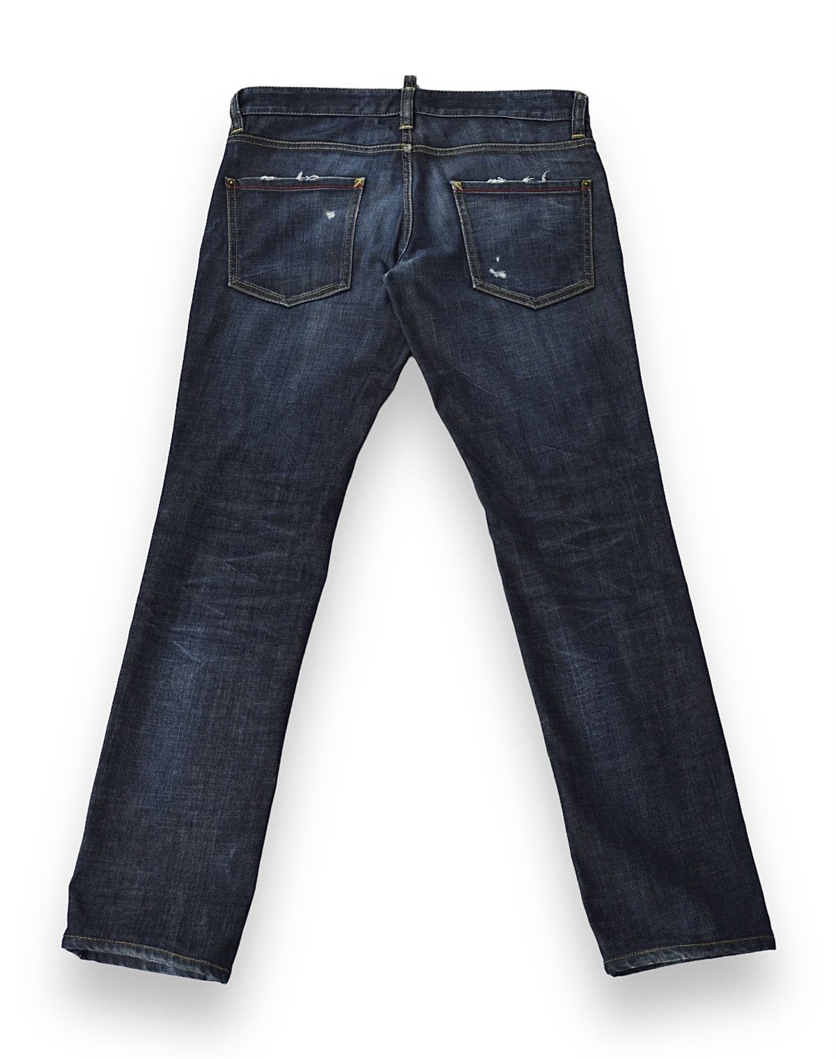 Dsquared2 Dsquared2 Distressed Slim Fit Indigo Jeans Denim Pants Size US 30 / EU 46 - 10 Thumbnail