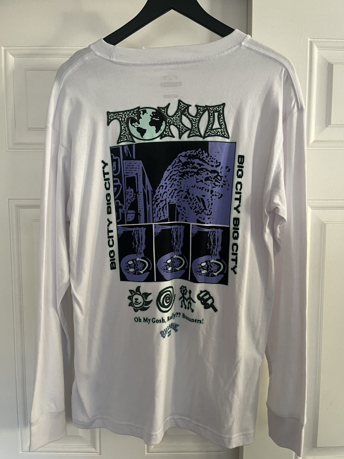 Billabong Billabong Japan Exclusive Tokyo Godzilla Longsleeve Size US M / EU 48-50 / 2 - 1 Thumbnail