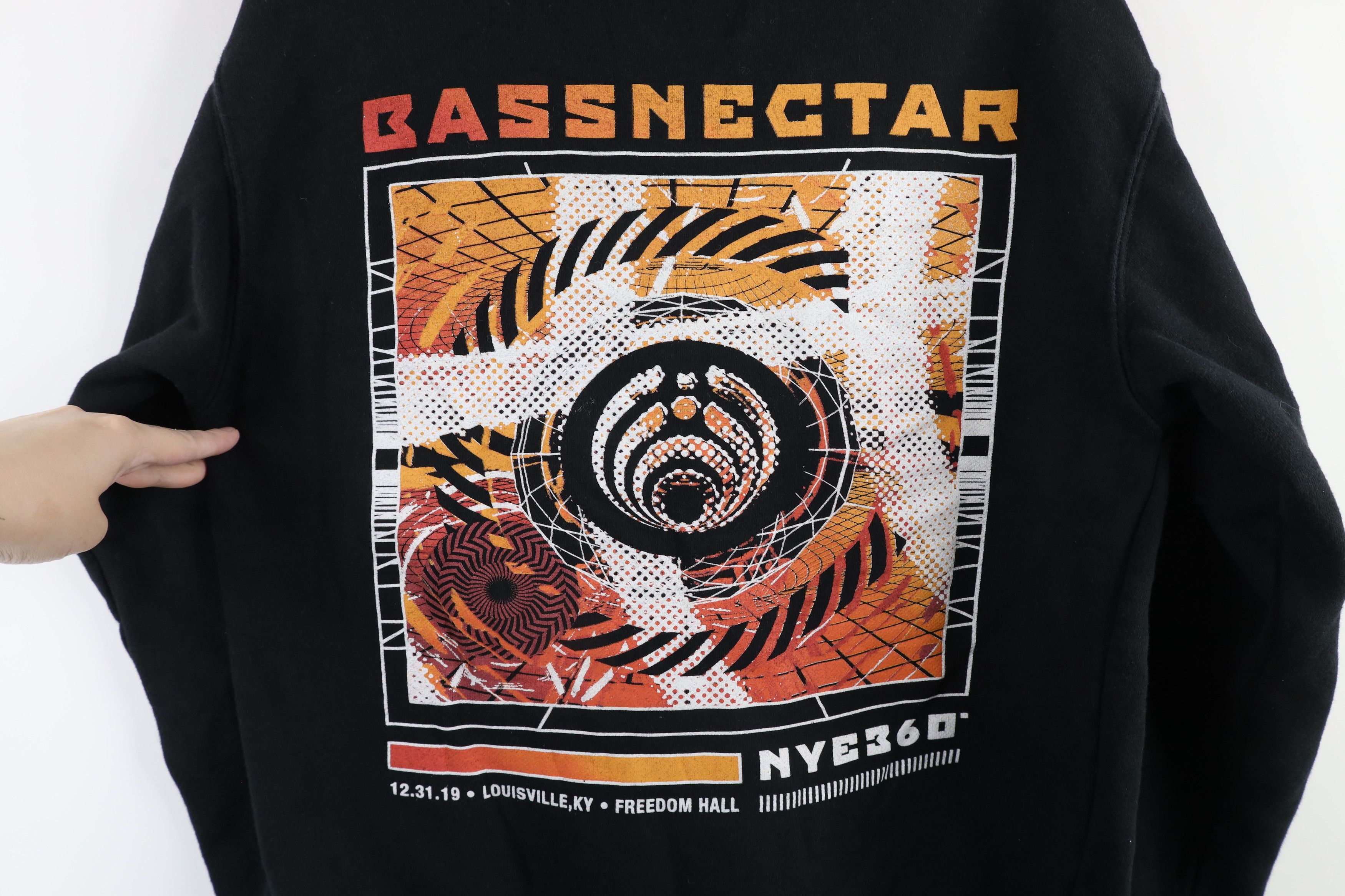 Vintage Y2K 360 Bassnectar Band Full Zip Hoodie Sweatshirt Dub Step Size US S / EU 44-46 / 1 - 11 Thumbnail