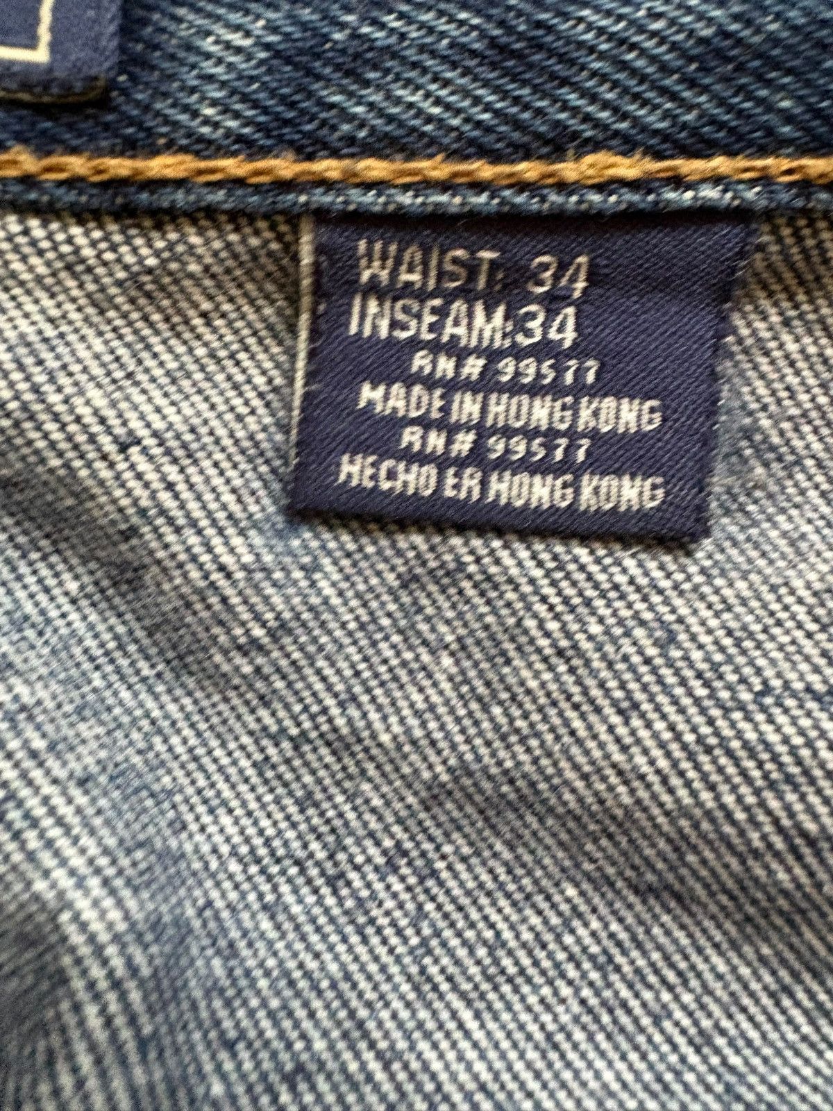 Phat Farm Vintage Phat Farm Carpenter Blue Wash Baggy Jeans Size US 32 / EU 48 - 10 Thumbnail