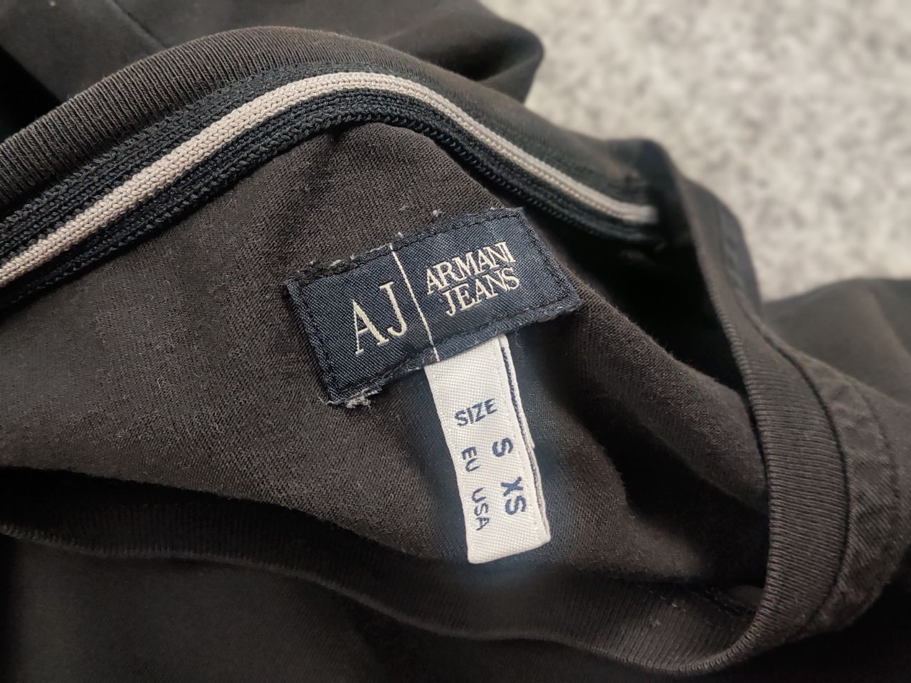 Armani Vintage armani jeans Big Logo Faded Long Sleeve Y2K Style Size US S / EU 44-46 / 1 - 13 Thumbnail