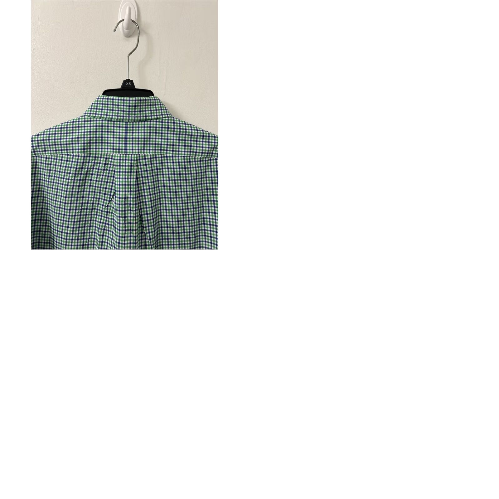Ralph Lauren VINTAGE Ralph Lauren Shirt Mens Medium Green Blue Plaid Button Down Long Sleeve Pony Size US M / EU 48-50 / 2 - 9 Thumbnail