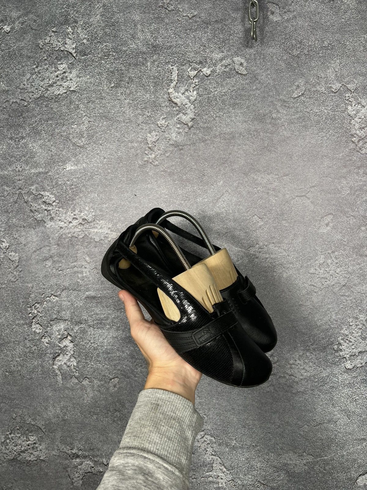 Puma Vintage Y2k Hype Puma Leather Ballet Flats Size 40 Size US 10 / IT 40 - 2 Thumbnail