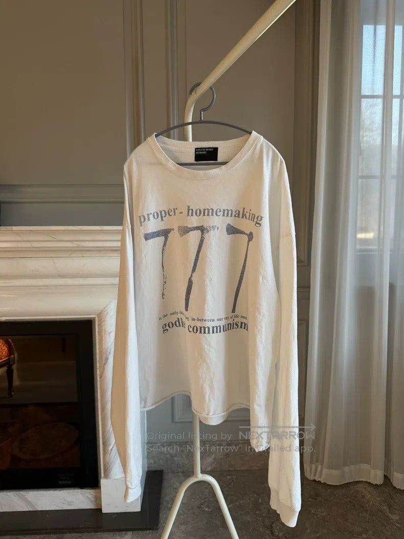 Enfants Riches Deprimes Enfants Riches Deprimes White Number Long Sleeve Size US XL / EU 56 / 4 - 1 Thumbnail