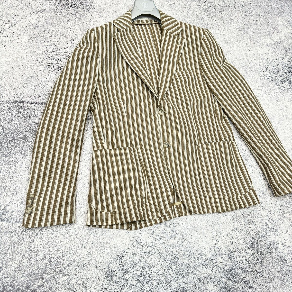 Designer Exibit Mens Cotton Blazer 50size Size 50R - 2 Thumbnail
