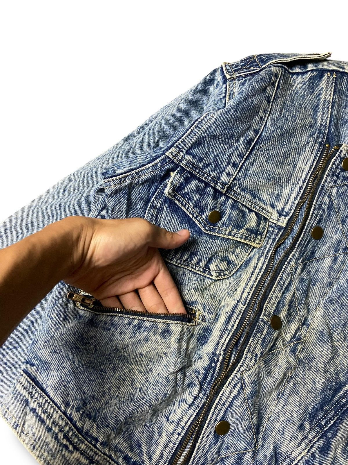 Japanese Brand CANGARCON Multi pocket Denim Jeans (160) Size US M / EU 48-50 / 2 - 5 Thumbnail