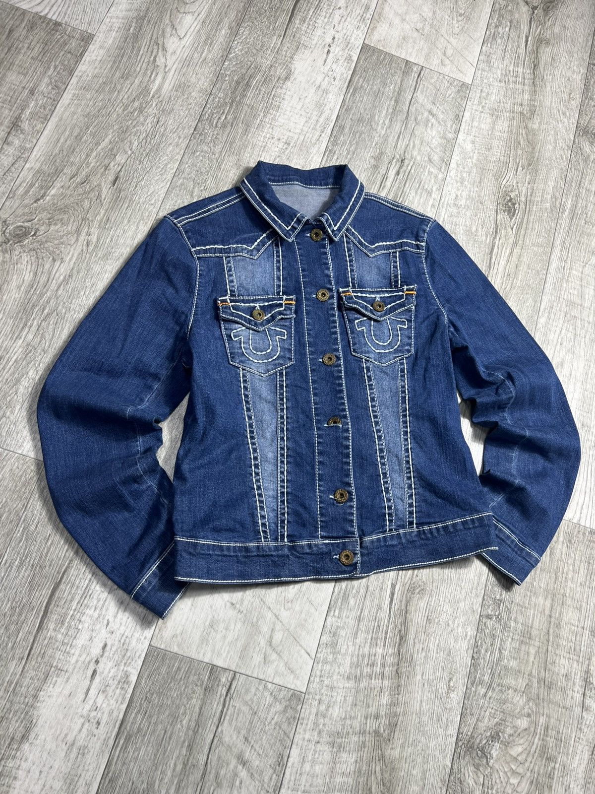 True Religion True Religion Faux fur Denim Jacket Y2k if six was nine LGB Size XL / US 12-14 / IT 48-50 - 2 Thumbnail