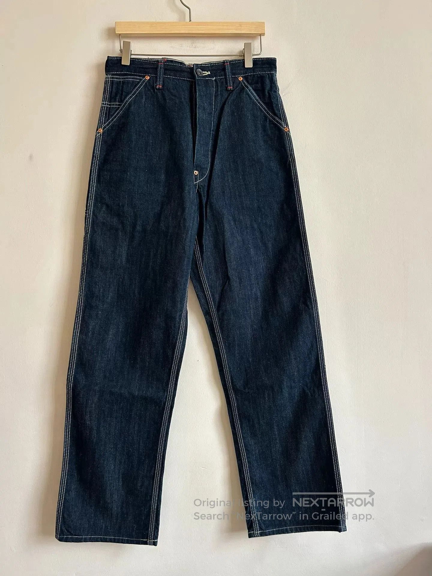 The Real McCoy's real McCoy high waist denim pants 28 size. Size US 28 / EU 44 - 2 Thumbnail