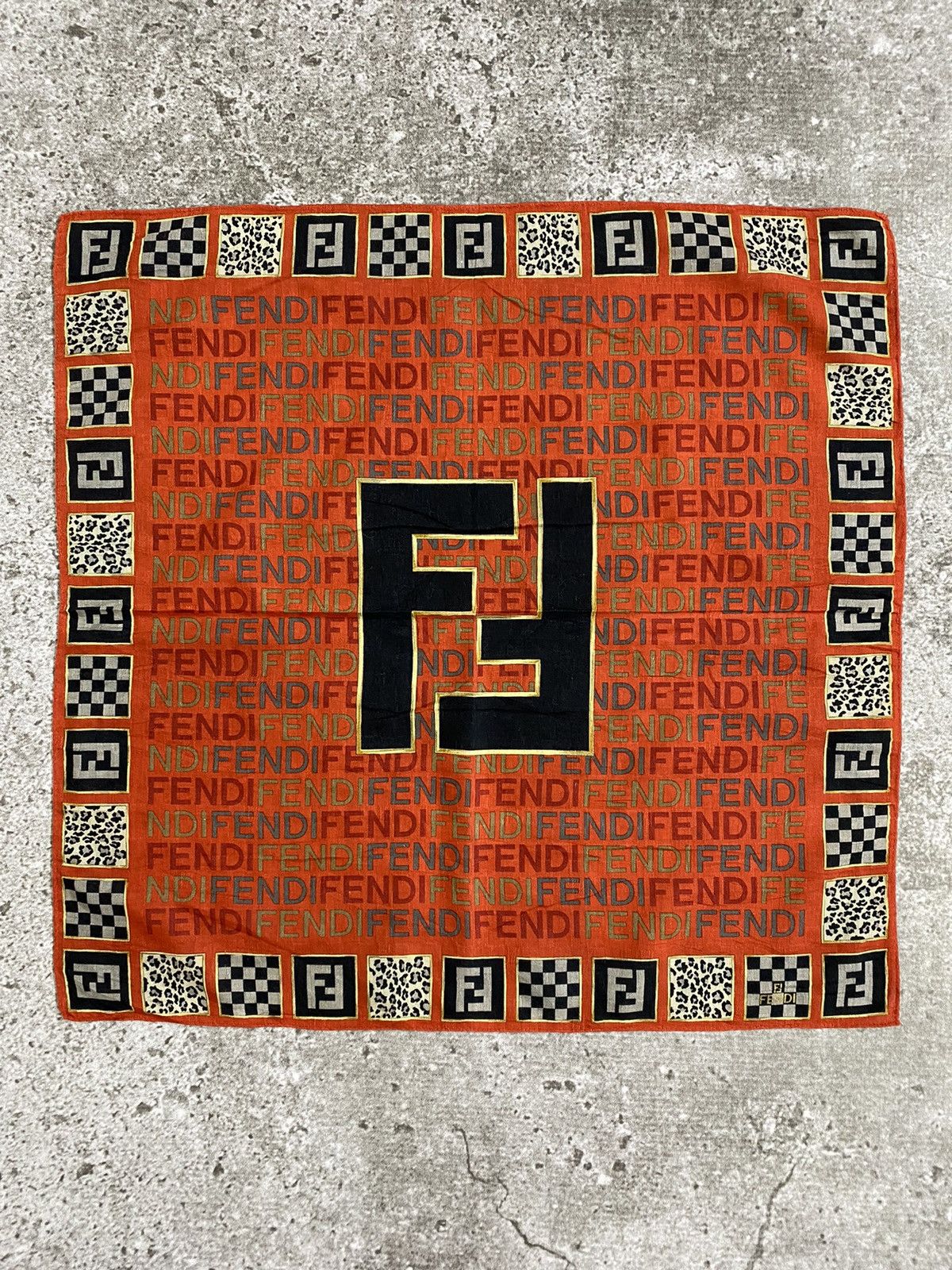 Fendi Fendi Handkerchief / Bandana / Neckerchief Size ONE SIZE - 2 Thumbnail