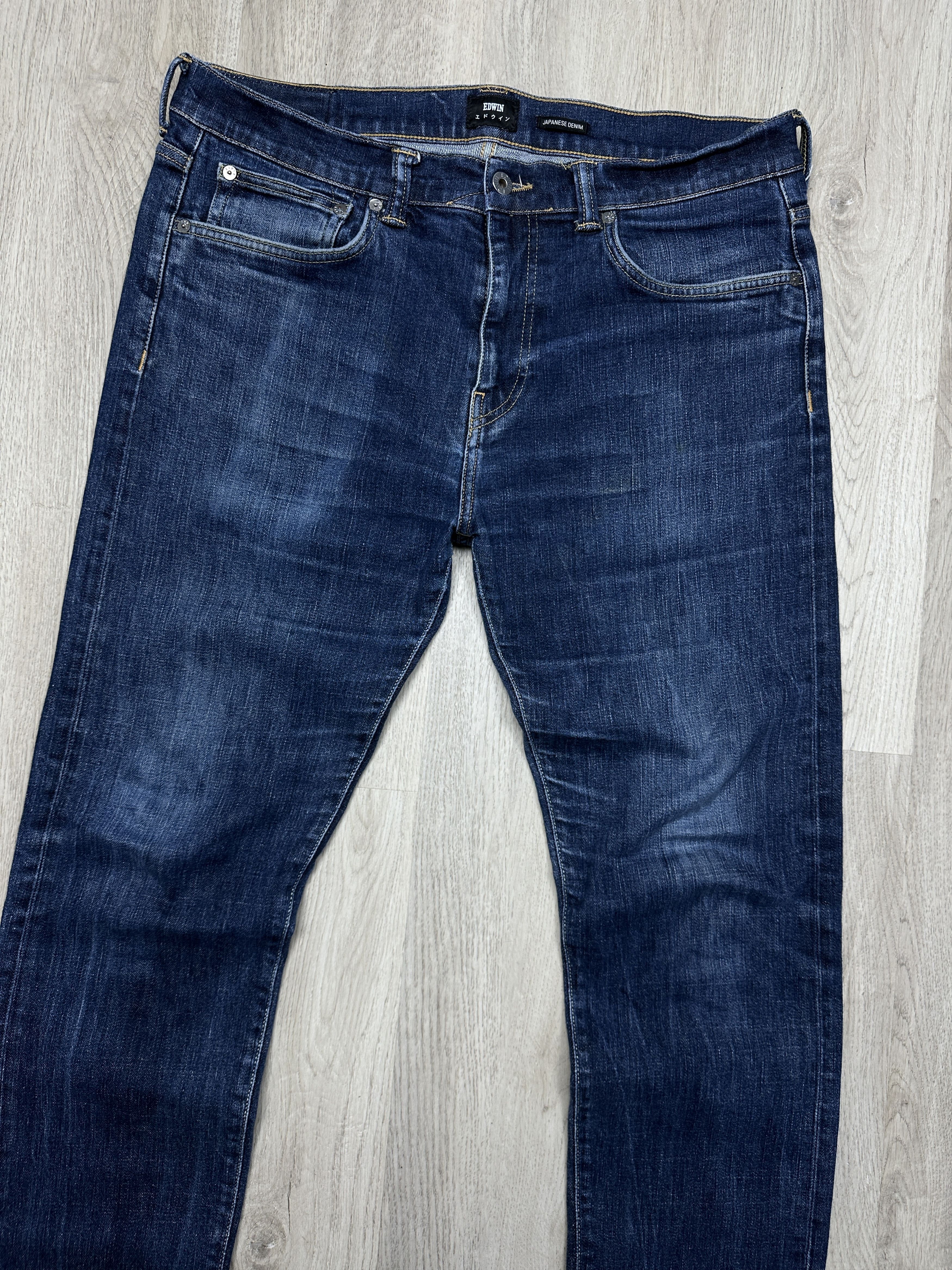 Edwin Edwin Mens Slim Tapered Denim Pants Jeans Size US 36 / EU 52 - 7 Thumbnail
