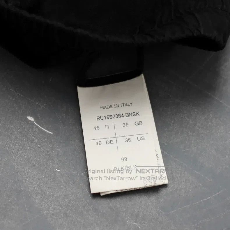 Rick Owens Rick Owens Mainline black embroidered black crease crotch Size US 36 / EU 52 - 5 Thumbnail