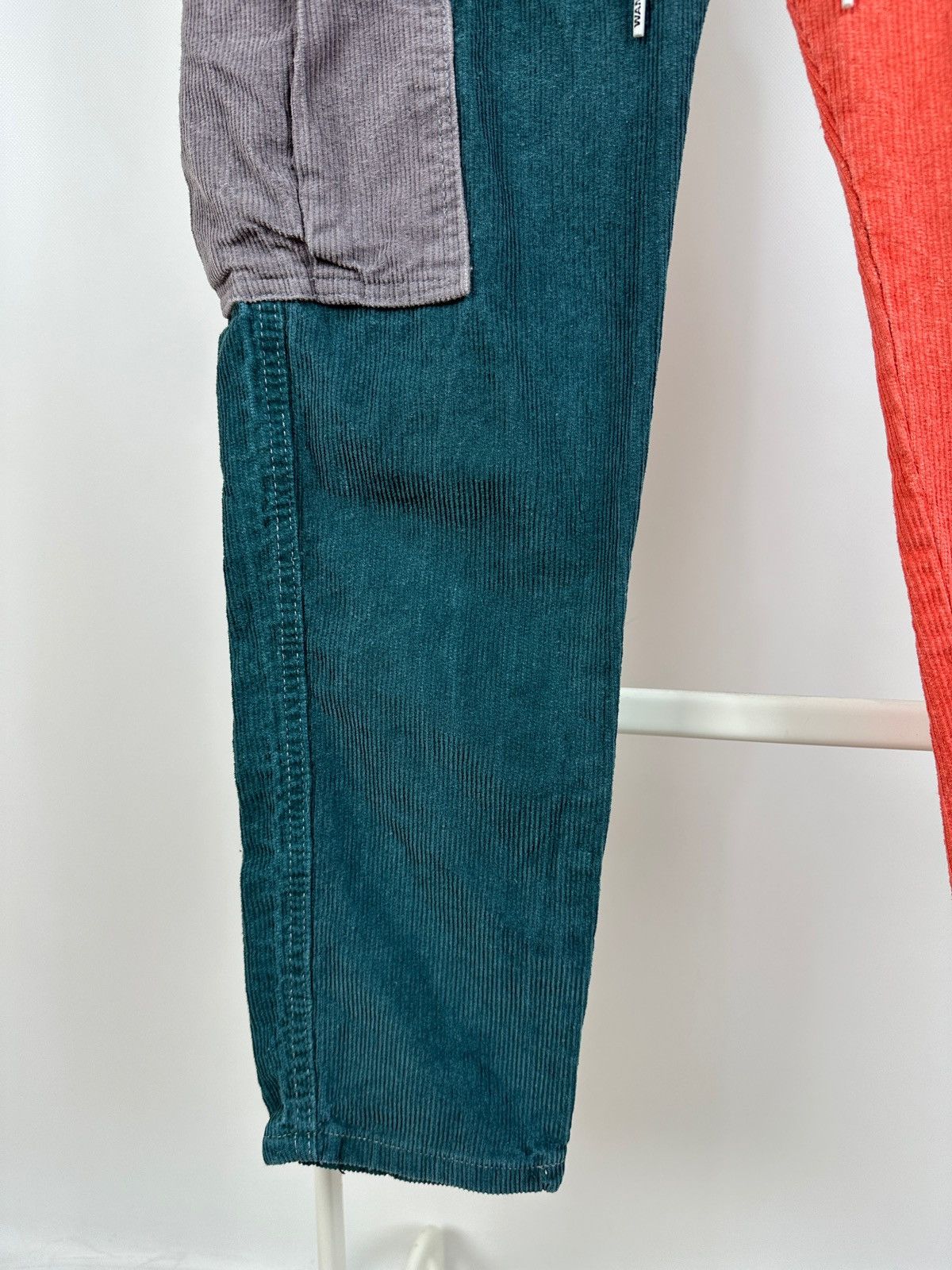 Japanese Brand Stussy x Coursemys Corduroy Patchwork Cargo Pants Size US 30 / EU 46 - 10 Thumbnail