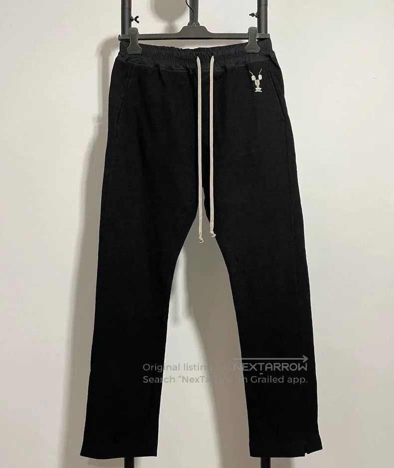 Rick Owens Rick Owens Berlin Split Hem Pants L. Size US 38 / EU 54 - 1 Thumbnail