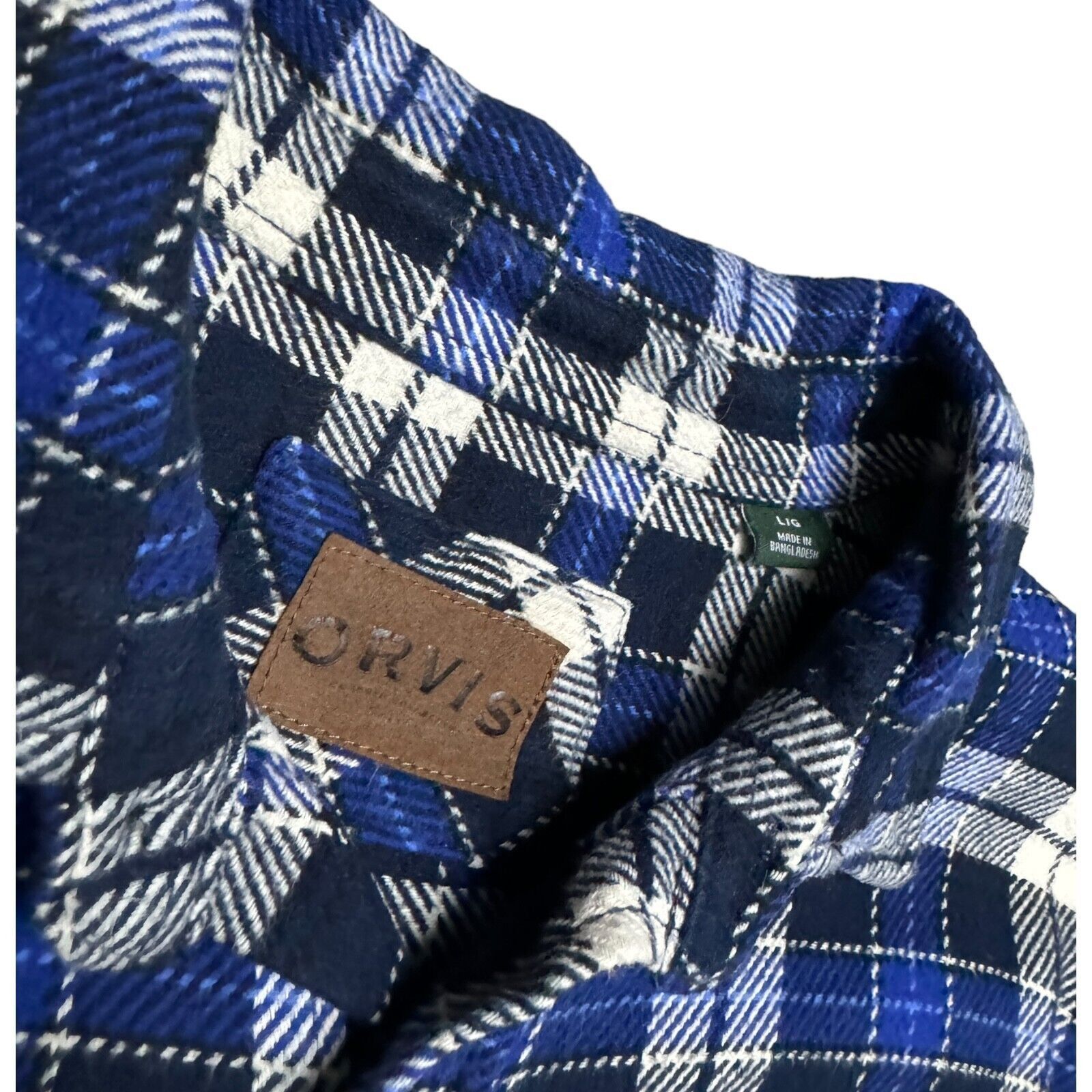 Orvis ORVIS Vintage Y2K Plaid Outdoor Spring Winter Shirt Shacket Size US L / EU 52-54 / 3 - 3 Thumbnail