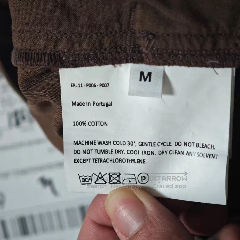ERL ERL size M 25FW Brown Cargo Work Pants Size US 28 / EU 44 - 4 Thumbnail