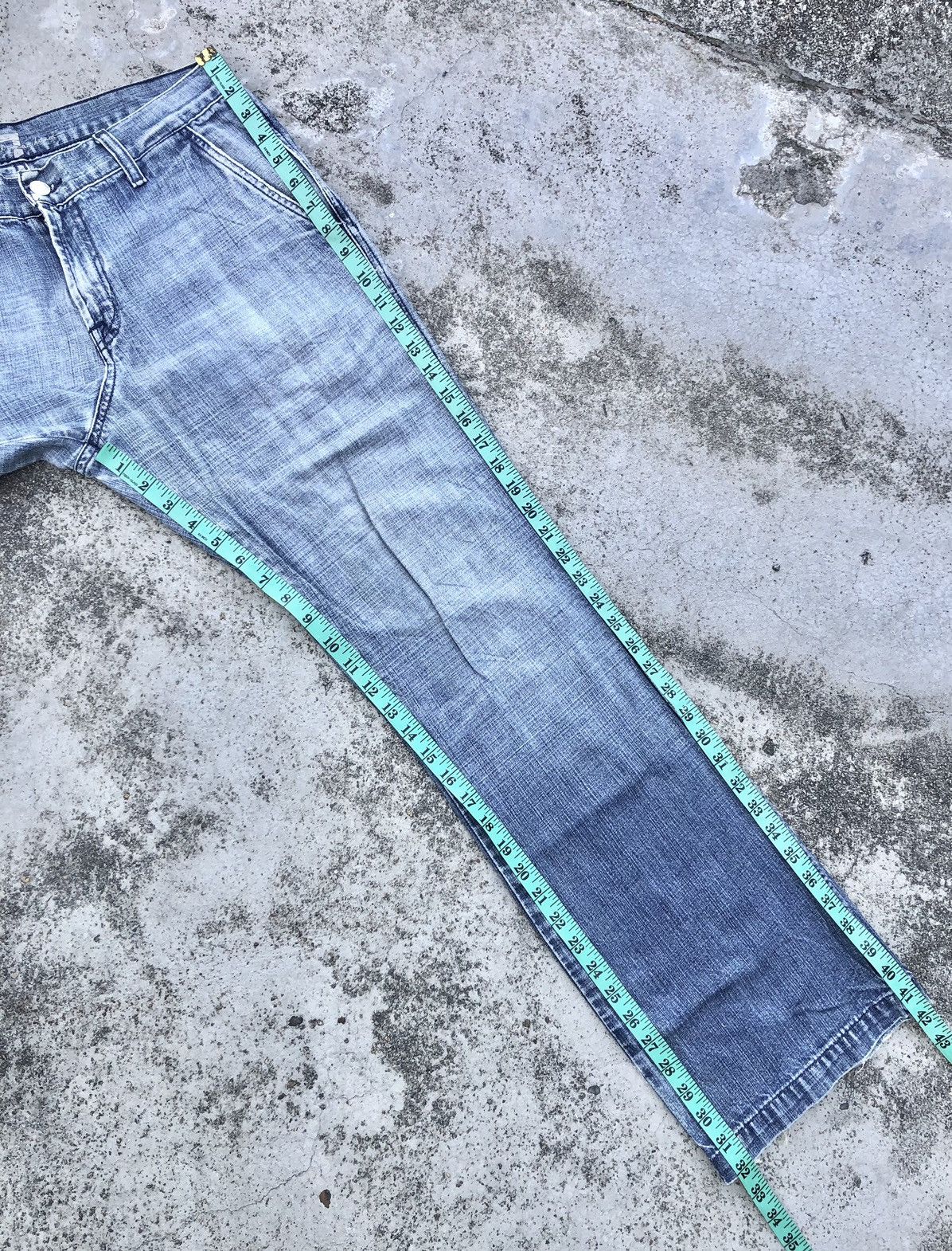 Vintage FLARED⚡️VINTAGE 7 FOL ALL MANKIND DISTRESSED DENIM Size US 32 / EU 48 - 12 Thumbnail