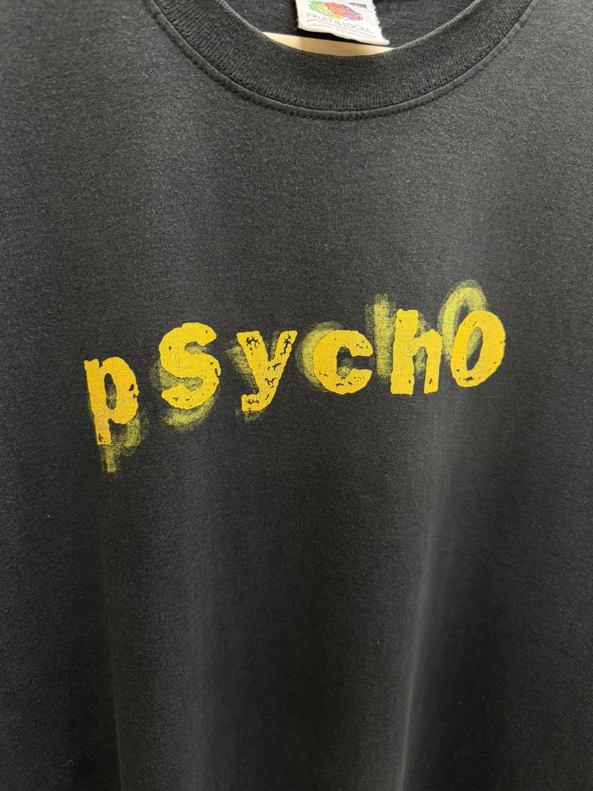 Vintage Vintage Psycho Logo T Shirt Size L Size US L / EU 52-54 / 3 - 3 Thumbnail