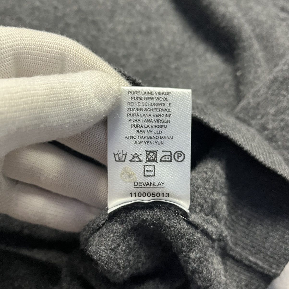 Lacoste Vintage Lacoste Wool Gray Sweater Streetwear Y2K Designer Size US L / EU 52-54 / 3 - 11 Thumbnail