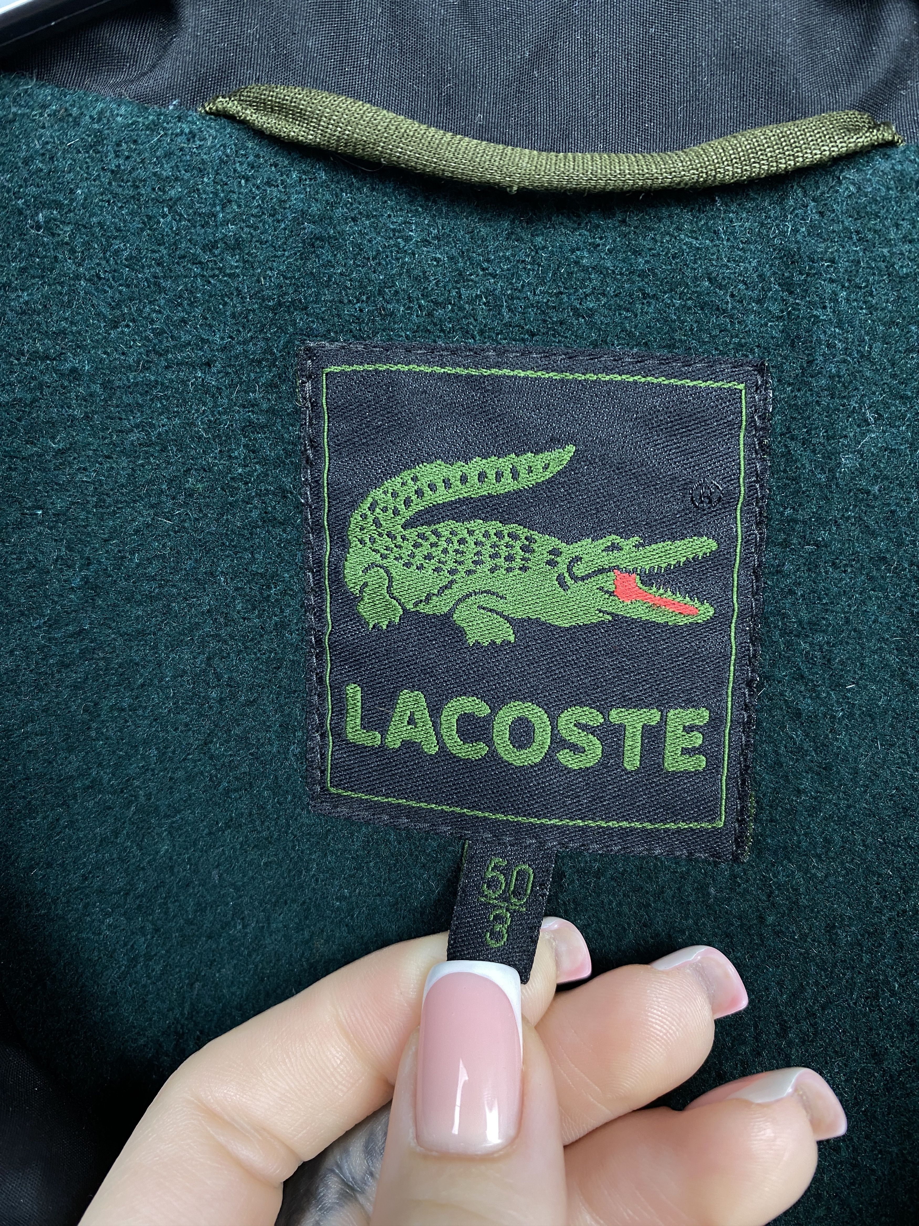 Lacoste Lacoste 90s Vintage Mens Classic Jacket Made in France Size US L / EU 52-54 / 3 - 3 Thumbnail