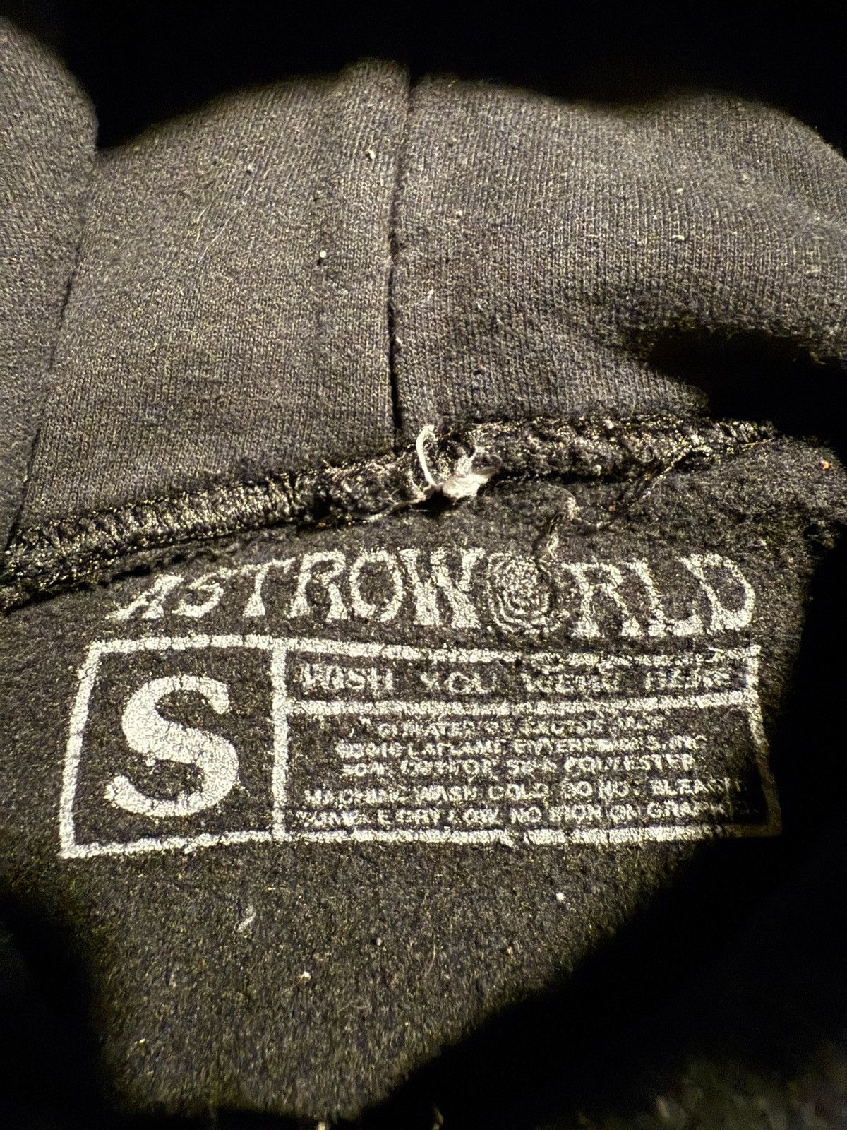 Travis Scott astroworld tour blue on black 2018 hoodie | travis scott Size US S / EU 44-46 / 1 - 3 Thumbnail