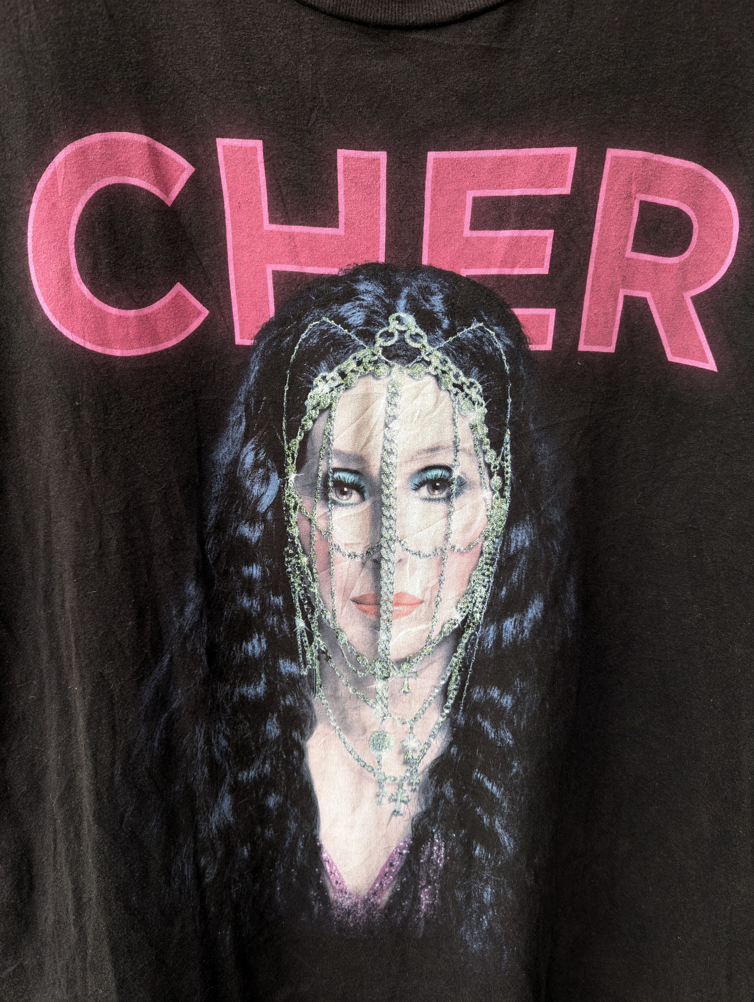 Band Tees Cher American Singer Tshirt Size US XL / EU 56 / 4 - 2 Thumbnail