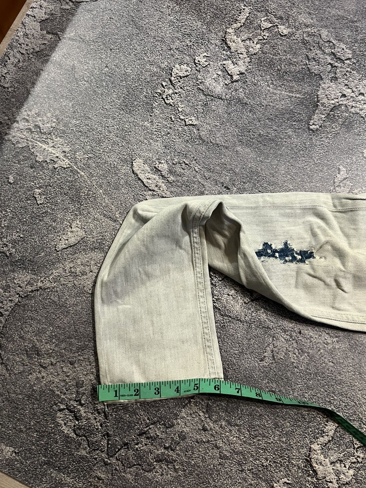 Japanese Brand Y2K Number Nine Style White Skinny / Glamour Vintage Jeans Size US 30 / EU 46 - 7 Thumbnail