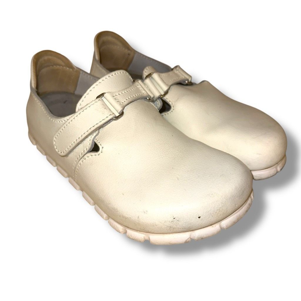 Birkenstock Birkenstock Alpro G500 Clog Mule in White Leather Sz 6 Size US 6 / IT 36 - 1 Thumbnail