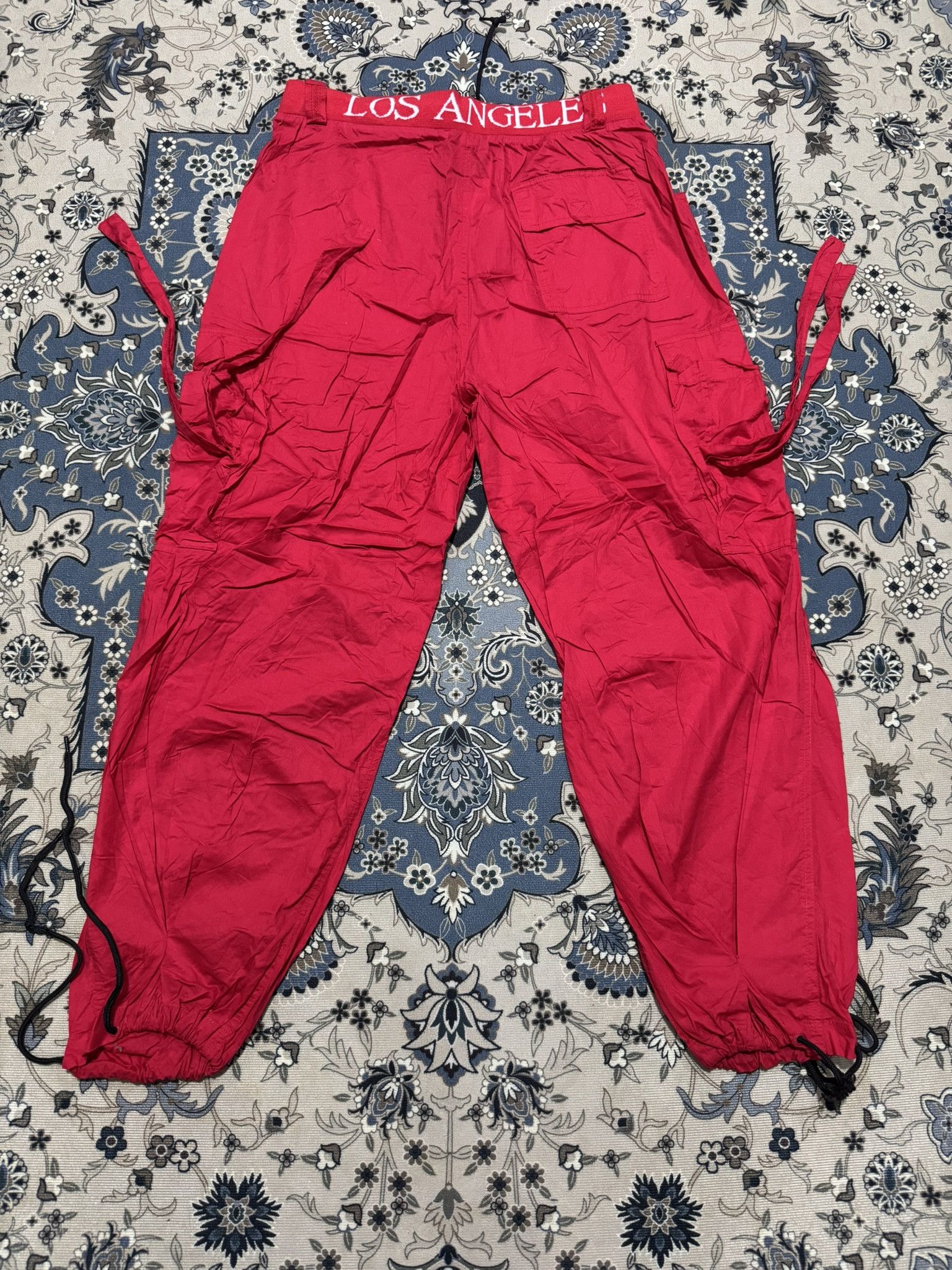JNCO × Menace Dawn Of Proof Los Angeles Dance Pants Baggy Drawstring Size US 33 - 2 Thumbnail