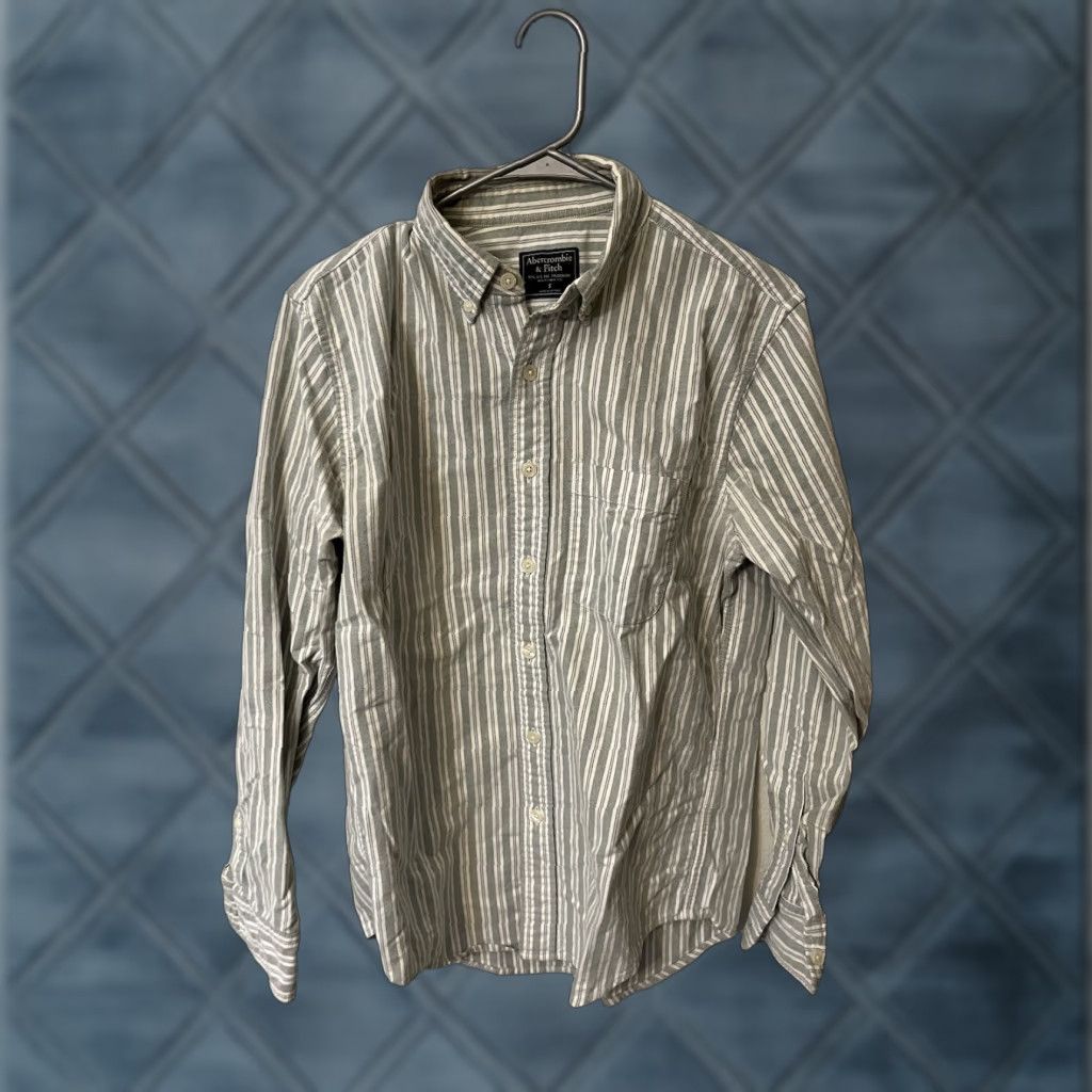 Abercrombie & Fitch Abercrombie & Fitch Striped Shirt Button-Up Men's Size Small Muscle Color Multicolor Logo 90s Grunge Work Casual Button-Front Size US S / EU 44-46 / 1 - 1 Thumbnail