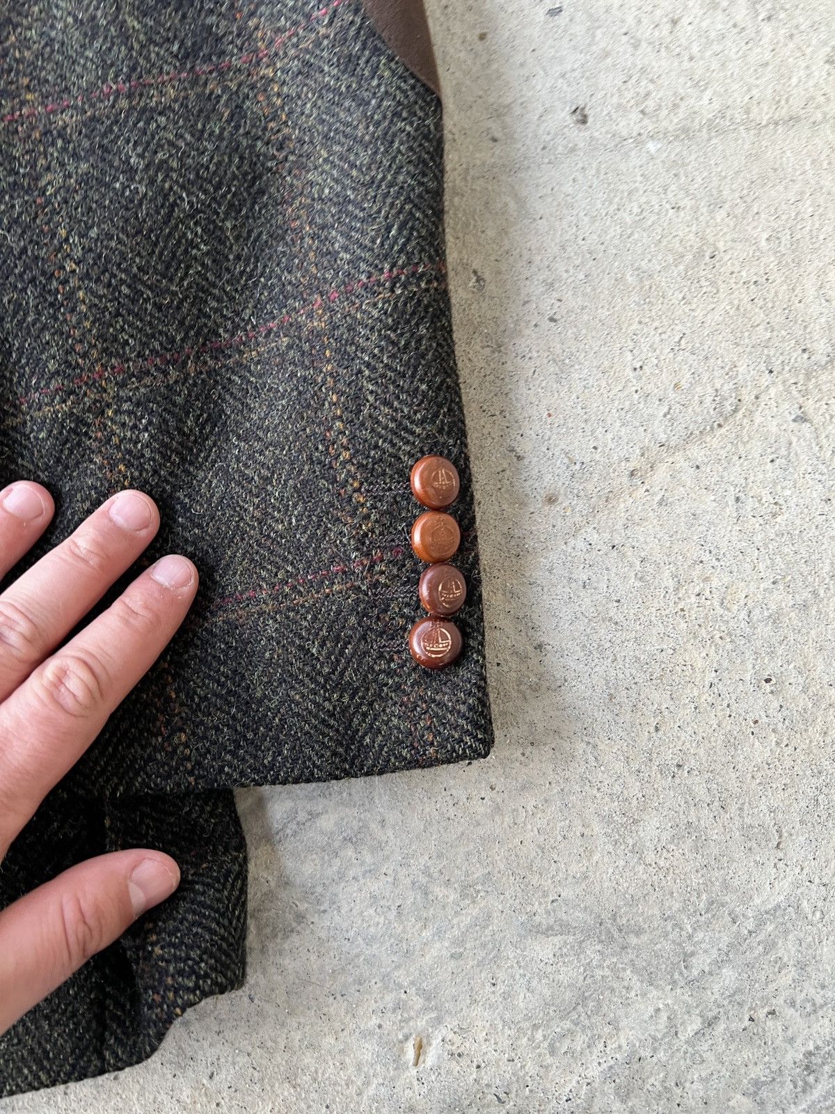 Harris Tweed Vintage Harris Tweed Mario Barutti wool blazer Size US M / EU 48-50 / 2 - 2 Thumbnail