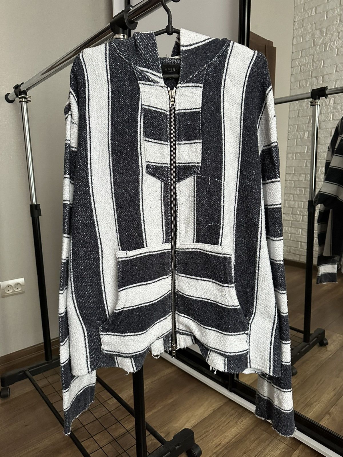 Amiri Amiri Baja Zip Hoodie Striped Size US L / EU 52-54 / 3 - 1 Thumbnail