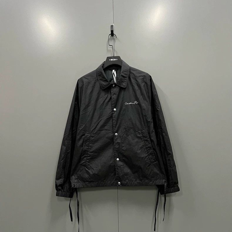 Dior Black letter embroidered lapel jacket 2502-Nextarrow