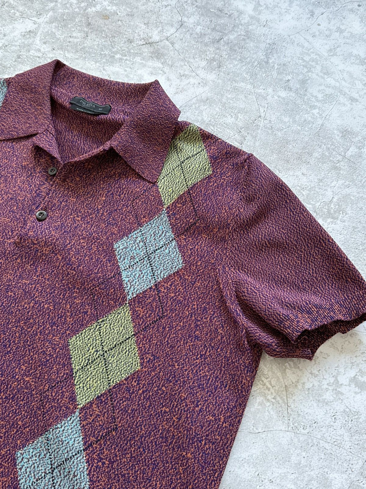Prada Prada diamonds polo shirt Size US M / EU 48-50 / 2 - 6 Thumbnail