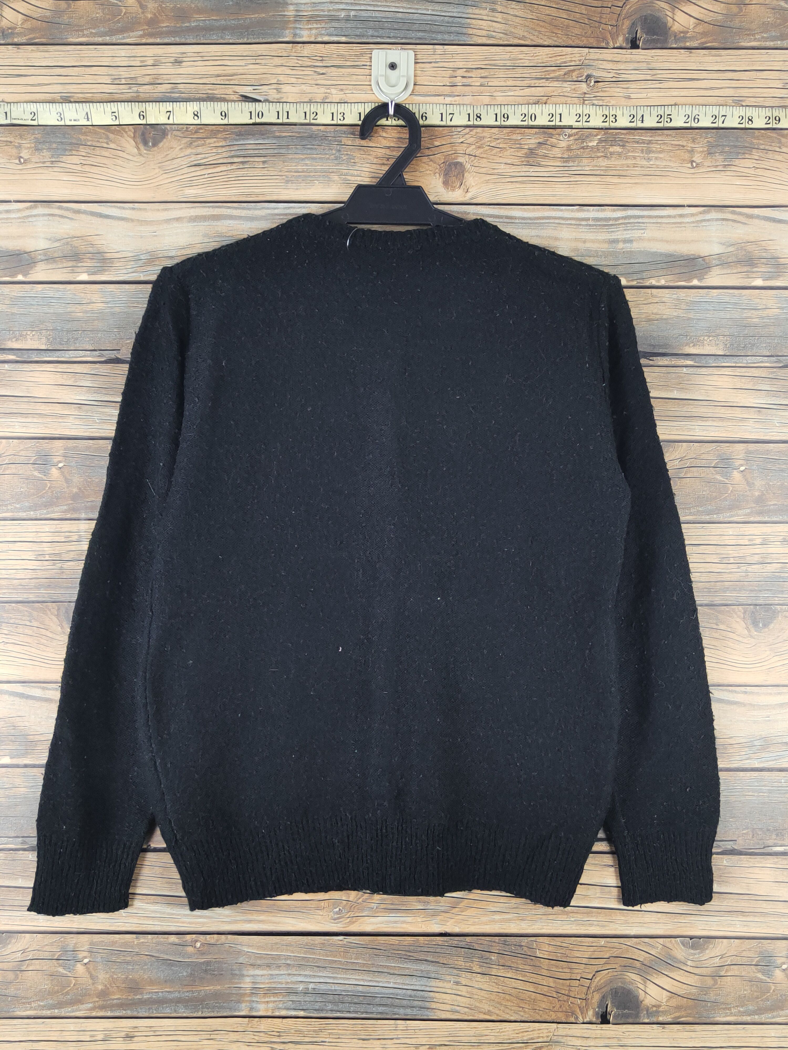 Homespun Knitwear × Japanese Brand Japanese Brand Black Knitwear Cardigan #W1766 Size M / US 6-8 / IT 42-44 - 7 Thumbnail