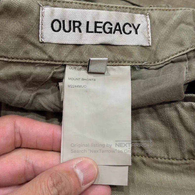 Our Legacy Our Legacy Military green oversized pocket workwear shorts Size US 34 / EU 50 - 5 Thumbnail